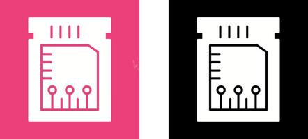 Unique Chip Icon Design vector