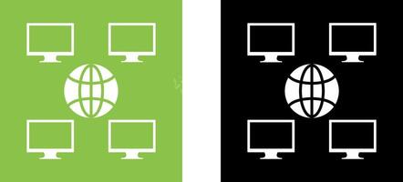 Unique Company Network Icon Design vector