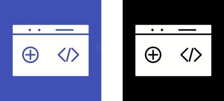 Unique Clean Code Icon Design vector