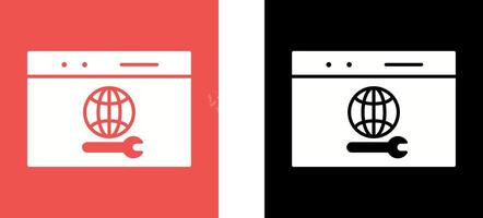 Unique Web Support Icon Design vector