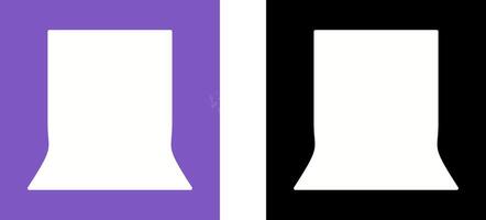 Unique Back Stand Icon Design vector