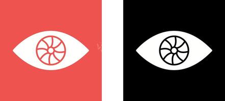 Unique Eye Icon Design vector