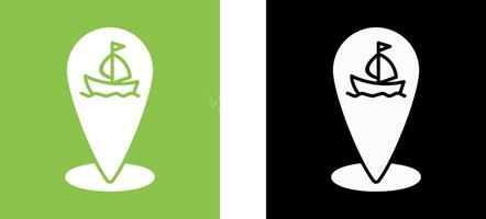 Shipping Location Icon Design vector