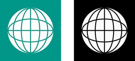 Globe Icon Design vector