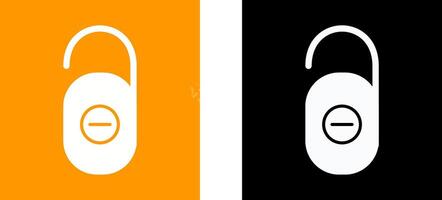 Do not Disturb Icon Design vector
