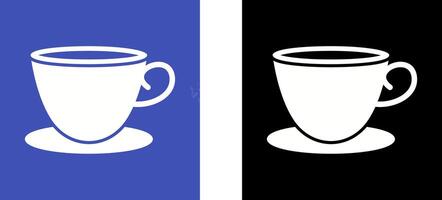 Tea Cup Icon Design vector