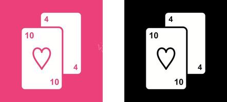 Playing Cards Icon Design vector
