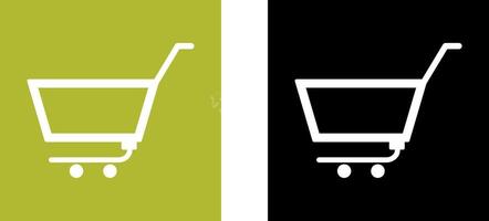 Unique Empty Cart Icon Design vector