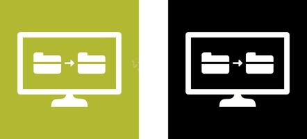 Unique File Sharing Icon Design vector