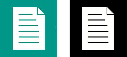 Unique Document Icon Design vector