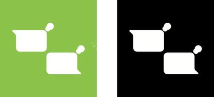 Unique Chatting Icon Design vector