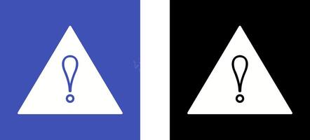 Unique Alert Icon Design vector