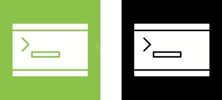 Unique Console Icon Design vector