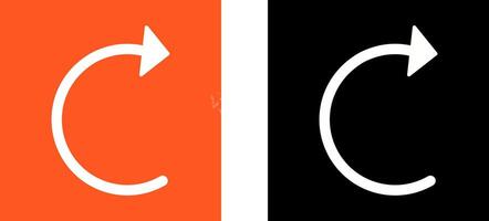 Unique Reload Icon Design vector