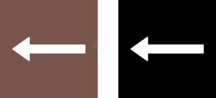 Unique Left Arrow Icon Design vector