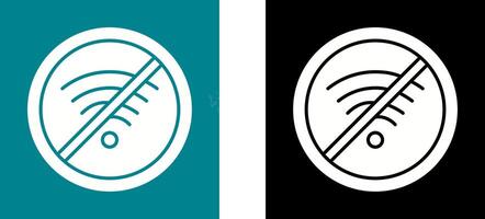 No Wifi Icon Design vector