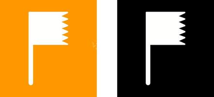 Unique Flag Icon Design vector