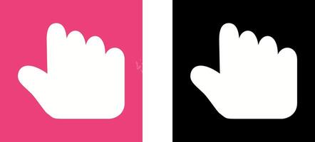 Unique Hold Icon Design vector