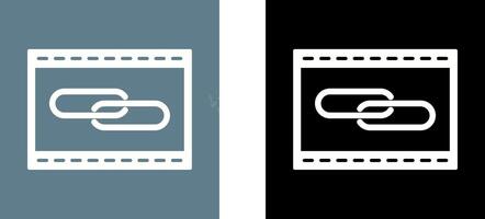 Unique Link Optimization Icon Design vector