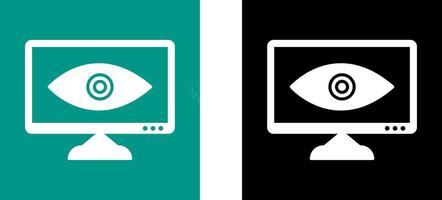 Unique Web Visibility Icon Design vector