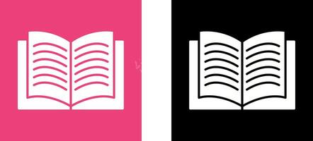 Unique Textbook Icon Design vector