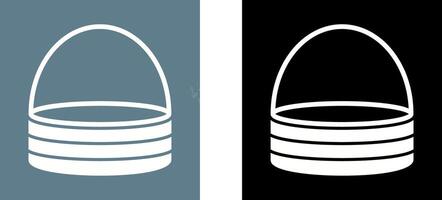 Unique Basket Icon Design vector