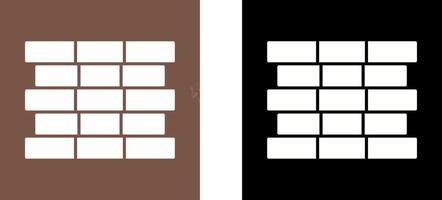 Unique Bricks Icon Design vector