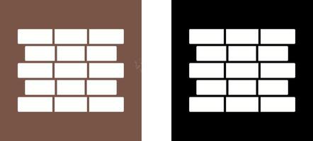 Unique Bricks Icon Design vector