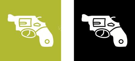 Unique Revolver Icon Design vector