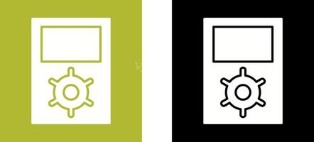 Unique Portfolio Management Icon Design vector
