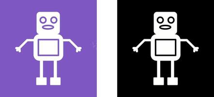 Unique Robot Icon Design vector