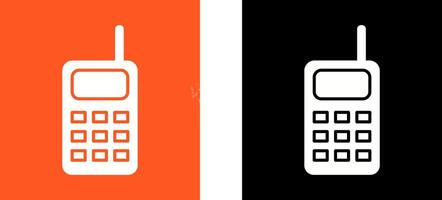 Unique Walkie Talkie Icon Design vector