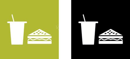 Unique Lunch Icon Design vector