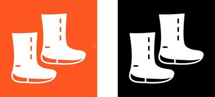 único botas icono diseño vector