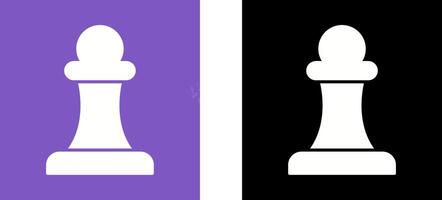 Unique Pawn Icon Design vector