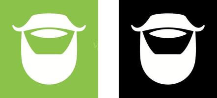 Beard and Moustache Icon Design vector