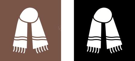 Warm Scarf Icon Design vector