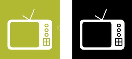 TV Set Icon Design vector