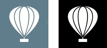 Hot Air Balloon Icon Design vector