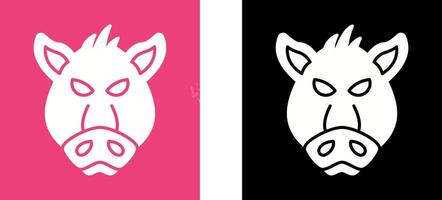 Pig Icon Design vector