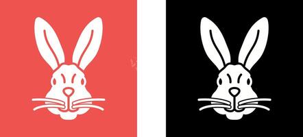 Rabbit Icon Design vector