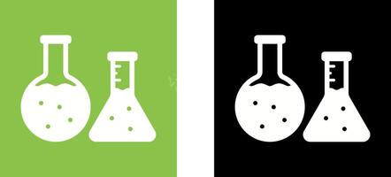 Flask Icon Design vector