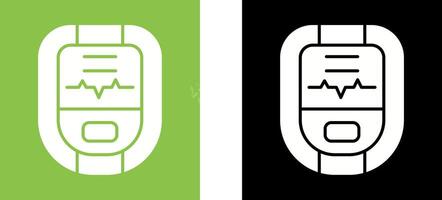 Oximeter Icon Design vector