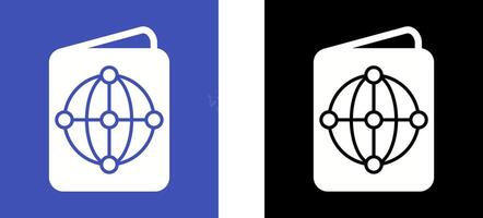 Passport Icon Design vector