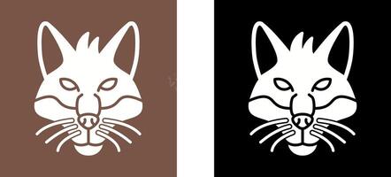 Fox Icon Design vector