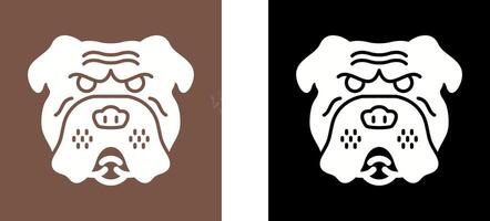 Bulldog Icon Design vector