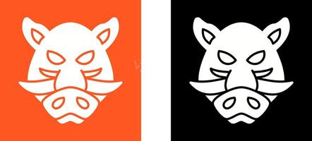 Boar Icon Design vector
