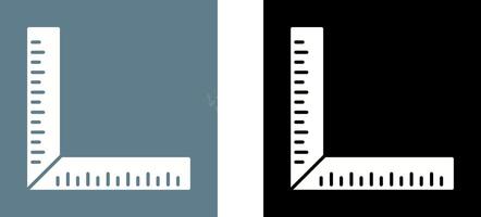 square Ruler Icon Design vector