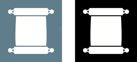 Scroll of Paper Icon Design vector