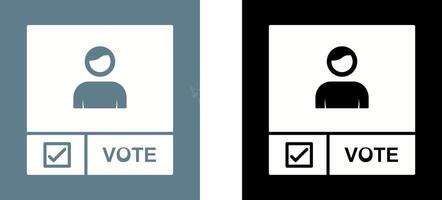 Candidate Banner Icon Design vector